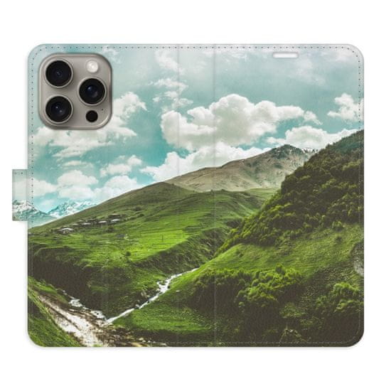 iSaprio Flipové pouzdro - Mountain Valley pro Apple iPhone 15 Pro Max