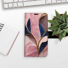 iSaprio Flipové pouzdro - Pink Leaves pro Apple iPhone 15