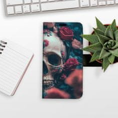 iSaprio Flipové pouzdro - Skull in Roses 02 pro Apple iPhone 15