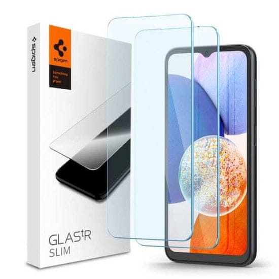 Spigen 2 x KUSY Tvrzené sklo na Samsung Galaxy A15 4G/5G/ Samsung A25 Spigen Glass.TR Slim