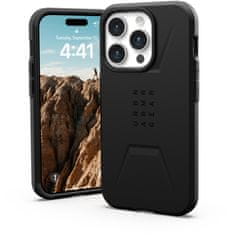 UAG ochranný kryt Civilian MagSafe pro Apple iPhone 15 Pro, černá