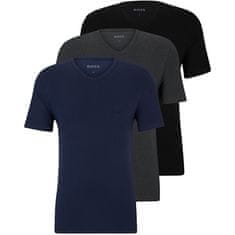 Hugo Boss 3 PACK - pánské triko BOSS Regular Fit 50475285-497 (Velikost S)