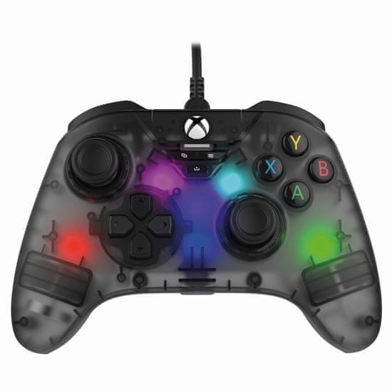 Snakebyte GAMEPAD RGB X Xbox Series | Xbox One | PC kourově seda