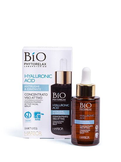 Phytorelax Phytorelax bio koncentrované aktivní sérum na obličej s kyselinou hyaluronovou (30ml)