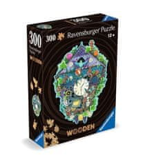 Dřevěné puzzle Kukačkové hodiny 300 dílků