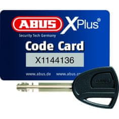 Abus Zámek Granit Detecto Xplus 8008 + řetěz 12KS120 - na kotoučovou brzdu, s alarmem