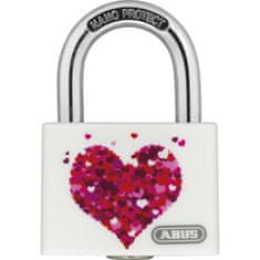 Abus Visací zámek T65AL/40 myLove bílý