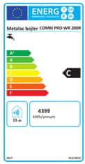Metalac bojler COMBI PRO WR 200 R, kombinovaný pravý