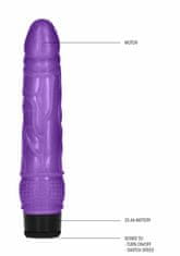 Shots Toys Shots 8 Inch Thin Realistic Dildo Vibe Purple vibrátor