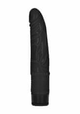 Shots Toys Shots 8 Inch Slight Realistic Dildo Vibe Black vibrátor