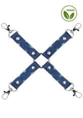 Shots Toys Ouch! Denim Hogtie Roughend Denim Style Blue