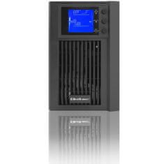 Qoltec On-line UPS | Pure Sine Wave | 2kVA | 1,6kW | LCD | USB