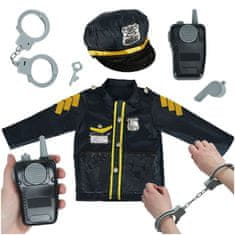 KIK KX4296 Karnevalový kostým policajt 3-8 let