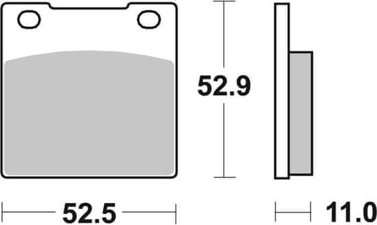 SBS Brzdové destičky 526HF