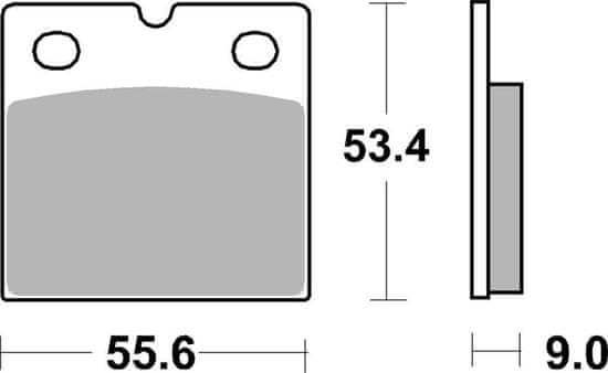 SBS Brzdové destičky 506LS