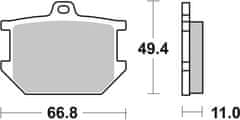 SBS Brzdové destičky 507HF