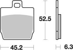 SBS Brzdové destičky 145HF