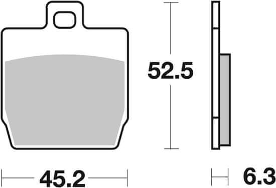 SBS Brzdové destičky 145HF