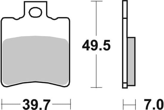 SBS Brzdové destičky 143HF