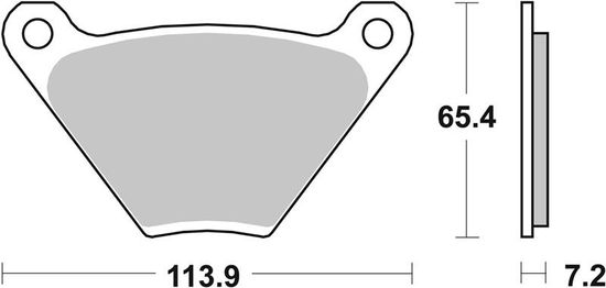 SBS Brzdové destičky 513HF