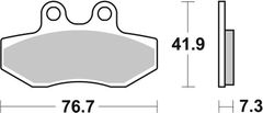 SBS Brzdové destičky 186HF