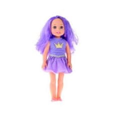Panenka s fialovými vlasy, 38 cm