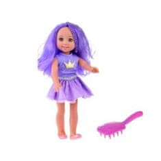 Panenka s fialovými vlasy, 38 cm