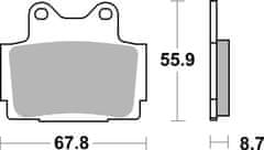 SBS Brzdové destičky 570HF