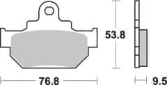 SBS Brzdové destičky 582HF