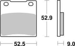 SBS Brzdové destičky 556LS