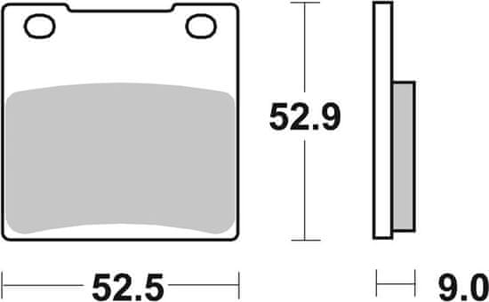 SBS Brzdové destičky 556HF