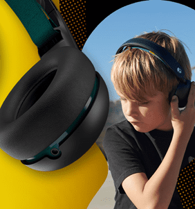  moderné bezdrôtové slúchadlá skullcandy grom štýlové prevedenie pre deti handsfree kvalitný mikrofón zdieľanie hudby s kamarátom 