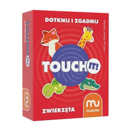 WOWO MUDUKO Touch it! Interaktivní Vzdělávací Karetní Hra pro Děti - Zvířata, 5+ let