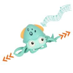 WOWO Dobíjecí Interaktivní Hračka Chobotnice s Zvukem - USB Nabíjení