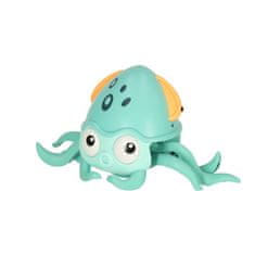 WOWO Dobíjecí Interaktivní Hračka Chobotnice s Zvukem - USB Nabíjení
