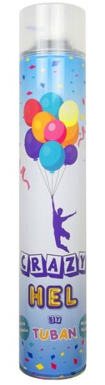 WOWO TUBAN Crazy Helium Spray pro Nafukování Balónků, Rozměry 6,5x34,5x6,5cm