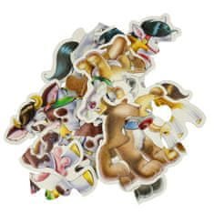 WOWO Dětské Puzzle 4v1 Zvířátka s miminky od CASTORLAND, vhodné pro děti 3+ let
