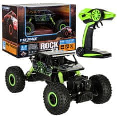 WOWO RC Rock Crawler HB 2,4GHz 118 - Zelené Auto na Dálkové Ovládání