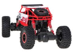 WOWO Červené RC Auto na Dálkové Ovládání Rock Crawler HB, Frekvence 2.4GHz, Měřítko 118