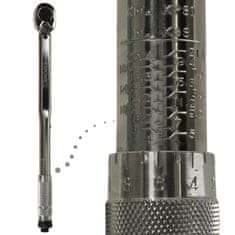 WOWO Profesionální Momentový Klíč 460mm 1/2 s Nástrčkami 17-21mm, Zámkem a Kufr, Rozsah 40-210Nm
