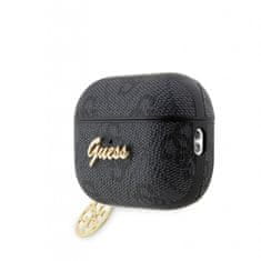 Guess Pouzdro 4G Script Charms PC/PU pro Airpods Pro 2 Black