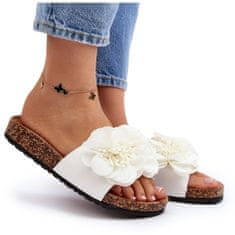 Dámské žabky Flower Flip Flops White velikost 37