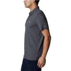 Columbia Tričko grafitové M Tech Trail Polo Shirt