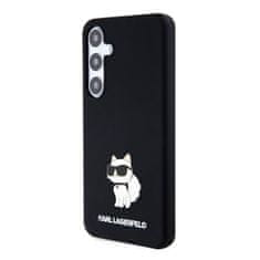 Karl Lagerfeld  Liquid Silicone Choupette NFT Zadní Kryt pro Samsung Galaxy S24+ Black