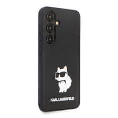 Karl Lagerfeld  Liquid Silicone Choupette NFT Zadní Kryt pro Samsung Galaxy S24 Black