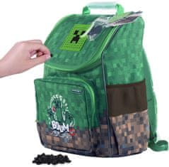 OEM Školní batoh Minecraft: Creeper (objem 21 litrů|28 x 37 x 20 cm)