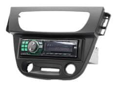 Stualarm ISO redukce pro Renault Megane III 11/2008-2015, Fluence 02/2010-, tmavě šedá (10608.1)