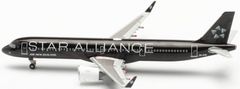 Herpa Airbus A321-271NX, Air New Zealand "Star Alliance (black)", Nový Zéland, 1/500