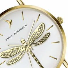 Emily Westwood Matt White Watch Classic Dragonfly EGG-4218GQ