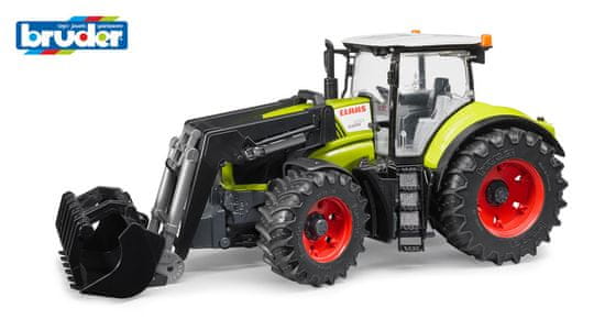 Bruder Farmer - traktor Claas Axion s předním nakladačem